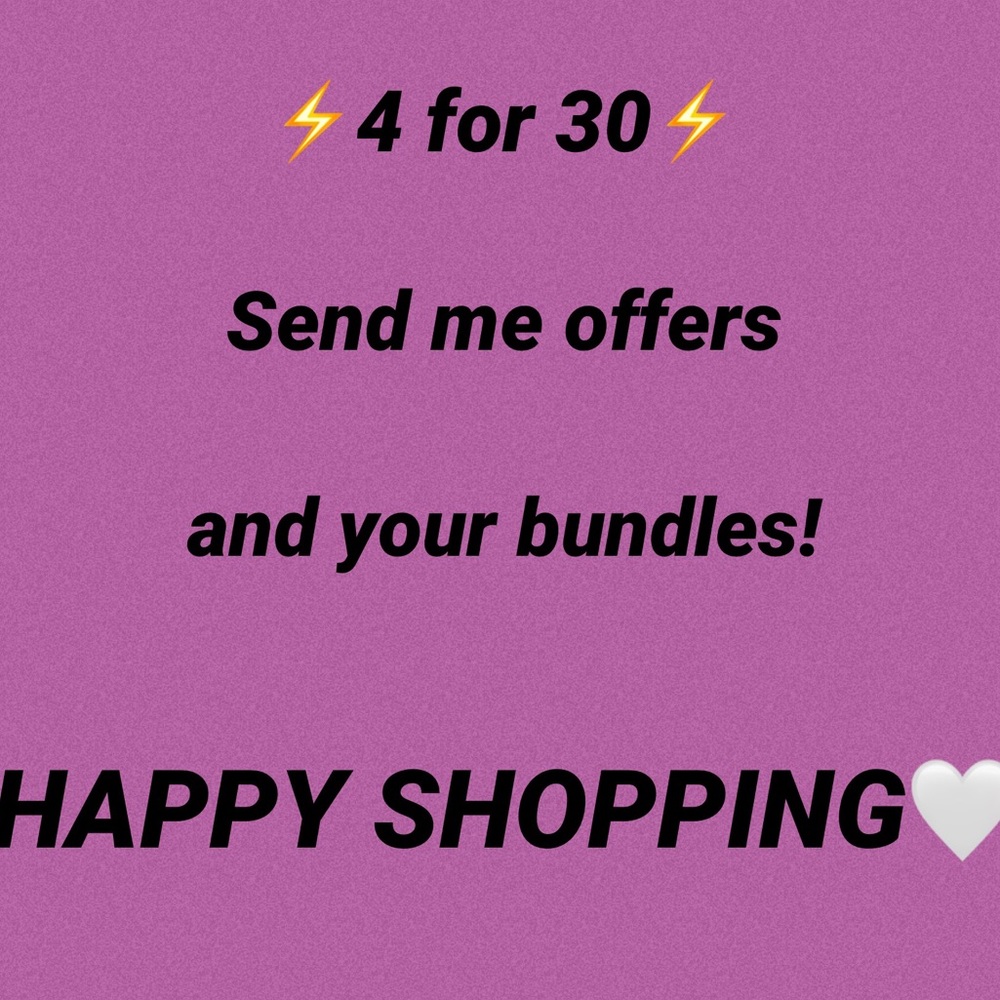 ⚡️4 for $30⚡️